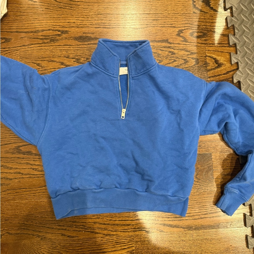 TNA Blue Crew Neck Sweater